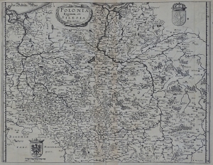 Polska "Polonia Regnum el Silesia Ducatus" Merian 1650