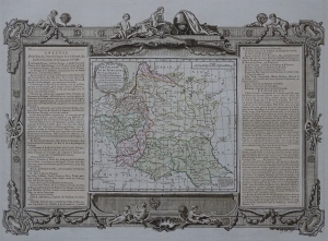 Polska "Etats de Pologne et de Lithuanie Divises par Palatinats et Provinces" Brion 1766
