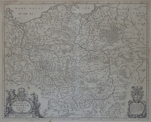 Polska "Novissima Poloniae Regni Descriptio" Joannes Janssonius