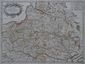 Polska "Stati della Corona di Polonia" Gugielomo Sanson, Giacomo Rossi 1678