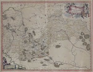 Ukraina, województwo bracławskie "UKRAINAE PARS QUAE BARCLAVIA PALATINATUS" Beauplan 1670