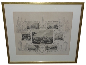 Gdańsk "Erinnerung an Danzig" Gottheil, Bertling, Delius 1862