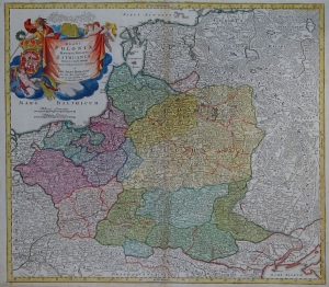Polska Rzeczpospolita "REGNI POLONIAE MAGNIQUE DUCATUS LITHUANIAE" Homann 1739