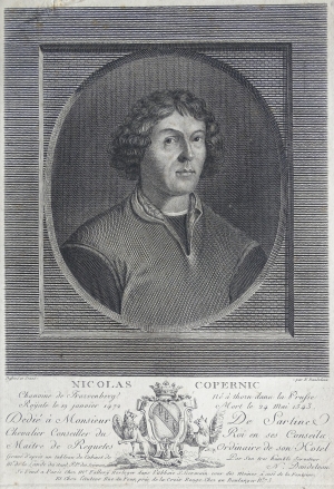 Mikołaj Kopernik "NICOLAS COPERRNIC" Nicolas Dandeleau 1780