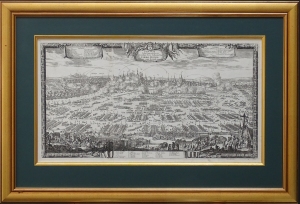 Kraków "Cracovia Sedes Regia" "potop szwedzki"  Dahlberg 1696