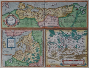 Pomorze, Inflanty, Księstwo Oświęcimsko-Zatorskie, Ortelius 1584
