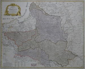 Rzeczpospolita "KARTE VON POLEN NACH SOTZMANN Neu verzeichnet hearusgegeben von FRANZ JOH. JOS. VON REILLY" 1796