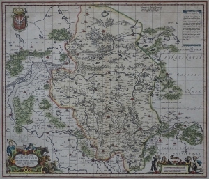 Wielkopolska, poznańskie "PALATINATUS POSANIENIS IN MAIORI POLONIA" Schenk, Valk 1686